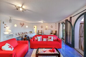 Télévision, cheminée, lecteur de DVD