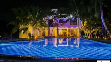 Front of property – evening/night
