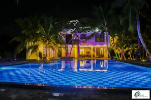 Front of property - evening/night