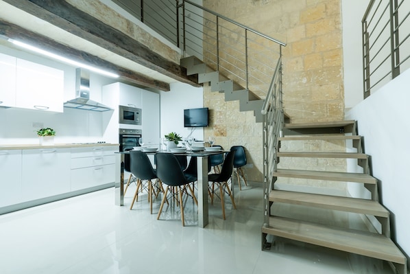 아파트, 침실 3개 (1) | 전용 주방 | 대용량 냉장고, 전자레인지, 오븐, 쿡탑