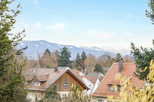 Gemütliche Ferienwohnung "Argenpark" mit Blick auf den See und die Berge, Balkon & WLAN