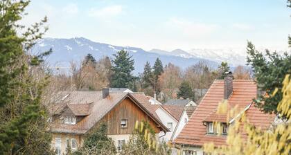 Gemütliche Ferienwohnung "Argenpark" mit Blick auf den See und die Berge, Balkon & WLAN