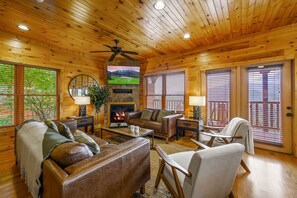 TV connectée, cheminée, jeux vidéo, Netflix