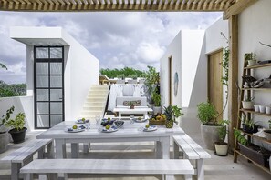 Deluxe-Apartment | Terrasse/Patio