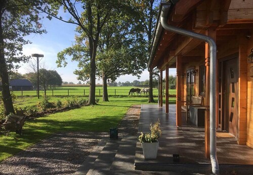 Luxury Wooden Villa Albert in Forested Area with Stunning Countryside Views