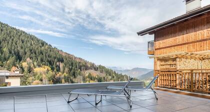 Ferienwohnung 'Dimora La Quiete' mit Bergblick, privater Terrasse und Balkon