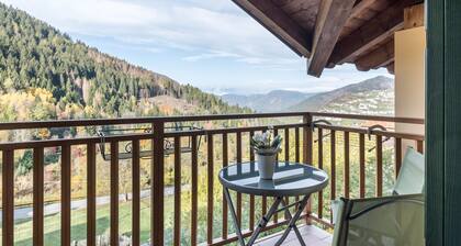 Ferienwohnung 'Dimora La Quiete' mit Bergblick, privater Terrasse und Balkon