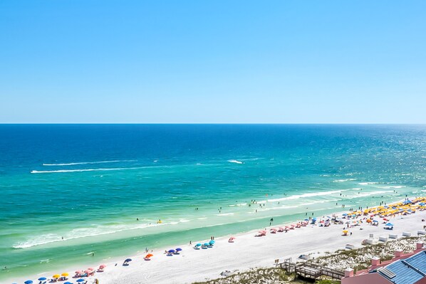 Aan het strand