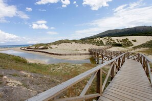 Una spiaggia nelle vicinanze