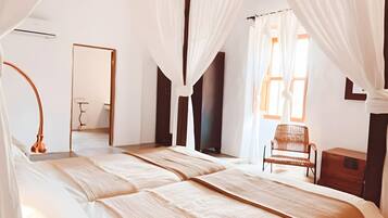 3 slaapkamers, een strijkplank/strijkijzer, gratis wifi, beddengoed