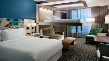 1 habitación, ropa de cama hipoalergénica y escritorio