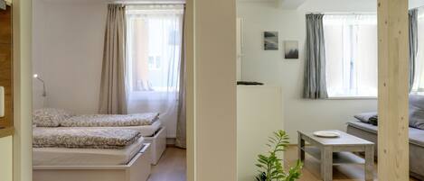 2 bedrooms, iron/ironing board, free WiFi, bed sheets