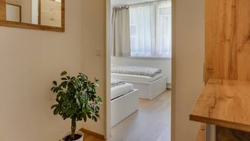 2 bedrooms, iron/ironing board, free WiFi, bed sheets