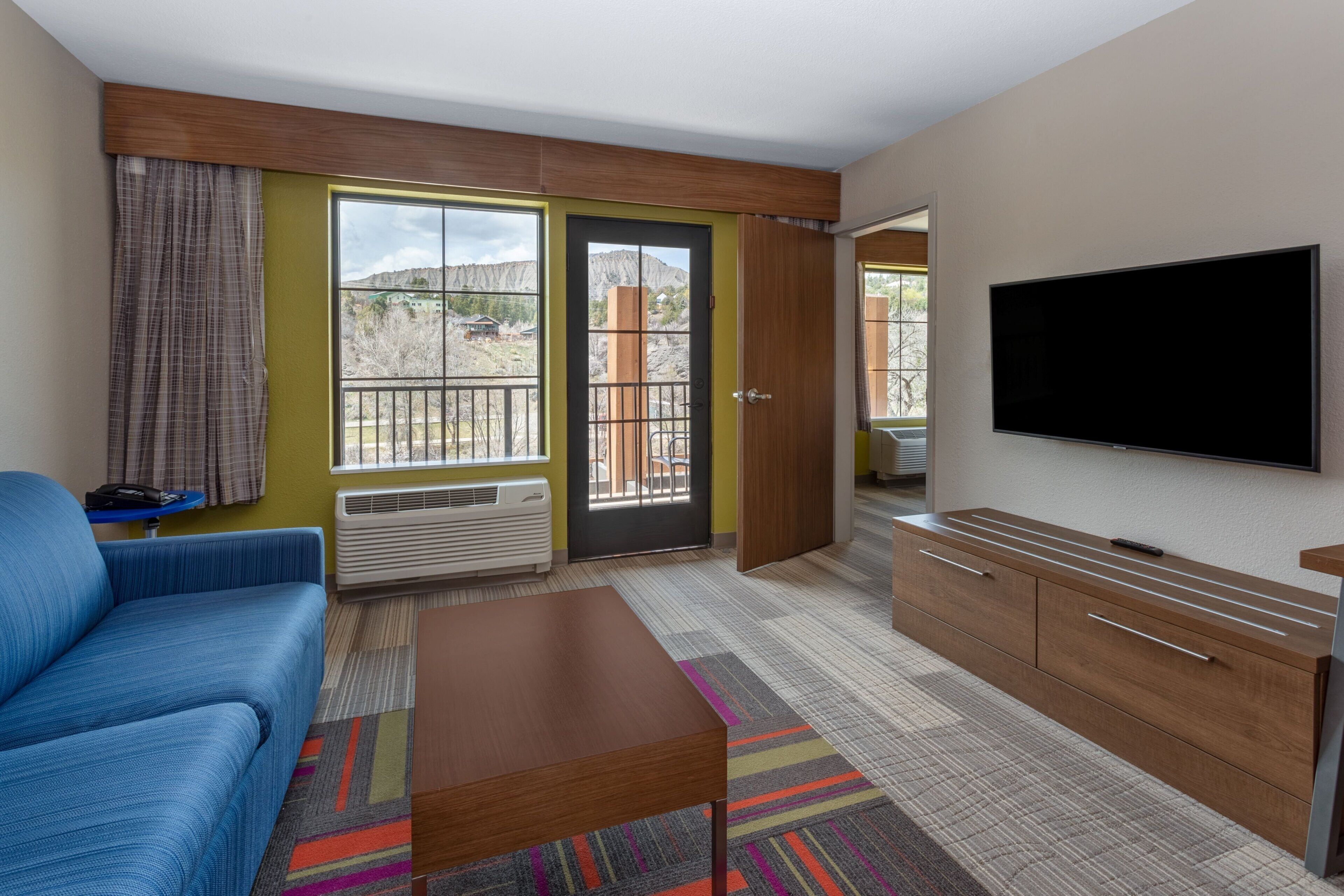 In-room safe, desk, laptop workspace, blackout curtains