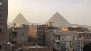 Land view from property - Grand Pyramids View Guesthouse (Giza)