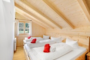 3 chambres, Wi-Fi gratuit, draps fournis
