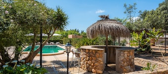 Villa "Can Rosillo" with Wi-Fi, Garden, Treehouse, Terraces & Pool