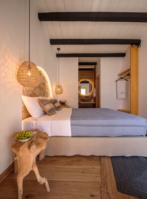 1 bedroom, in-room safe, desk, iron/ironing board - Olive Mykonos Villas - Pool Front Suite (Mikonos)