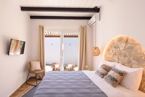 1 bedroom, in-room safe, desk, iron/ironing board - Olive Mykonos Villas - Pool Front Suite (Mikonos)