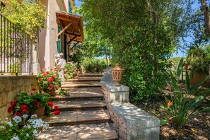 Property grounds - Finca Son Lloringo with beautiful outdoor garden, fruit trees and Wifi (Manacor)