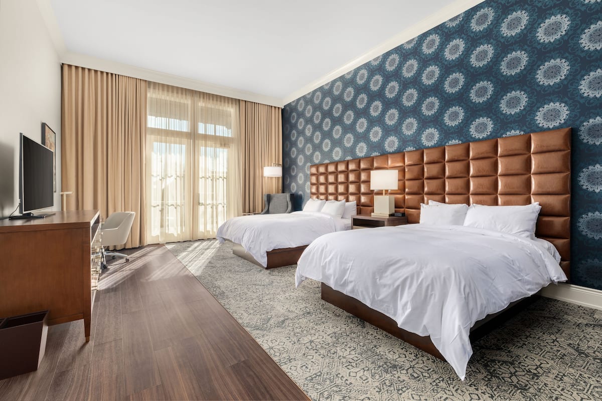 1 bilik tidur, peralatan tempat tidur premium, gebar bulu kapas