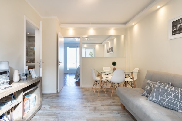 Smart-tv en een open haard