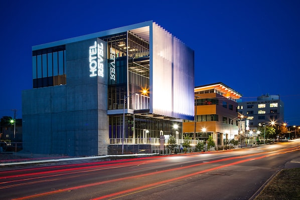 Front of property – evening/night