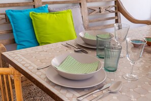 Dining - Holiday Home 'Casa Can Picarola' with Private Terrace, Wi-Fi and Air Conditioning (Santanyi)