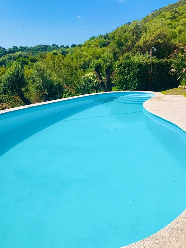 Pool - Villa Peditoltu with sea view, mountain view, garden, pool and terrace (Olbia)