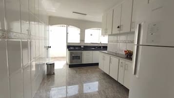 Fridge, toaster, blender, freezer