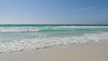 Vlak bij het strand