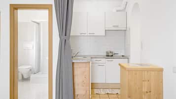 Regadera, secadora de cabello, toallas