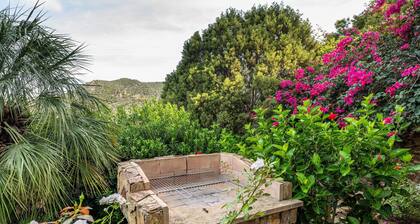 Ferienhaus "Chia B" nahe dem Strand mit Meerblick & Garten