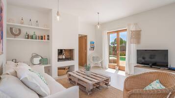 Fireplace, ping pong