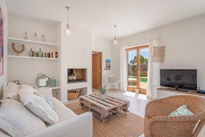 Fireplace, table tennis