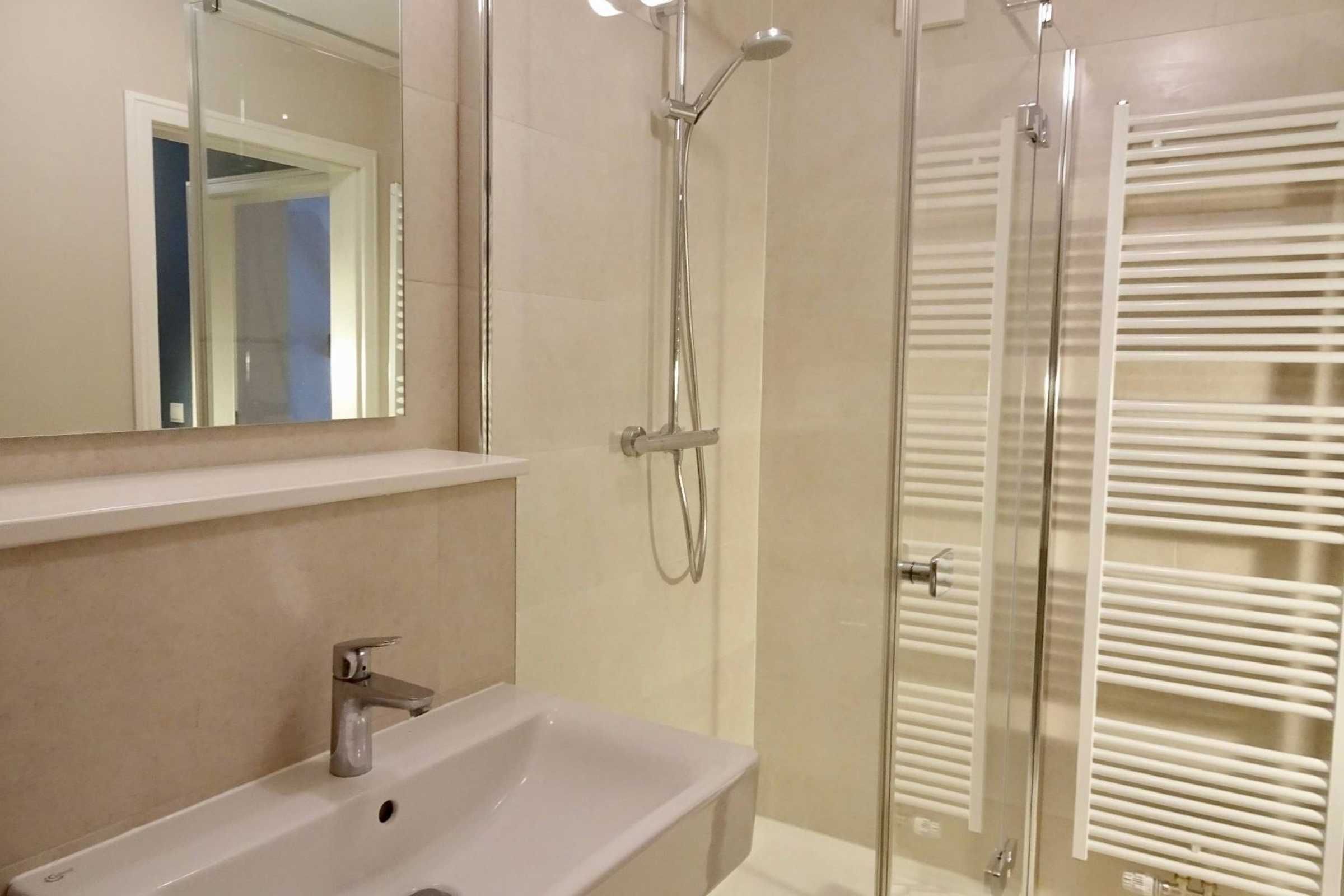 Shower, hair dryer