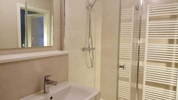 Shower, hair dryer