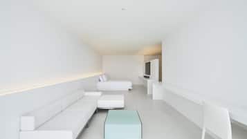 Ropa de cama de alta calidad, colchones con pillow-top y escritorio