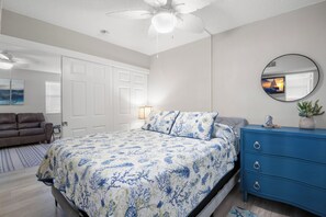 1 bedroom, iron/ironing board, travel cot, free WiFi