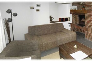 Fernseher, Kamin