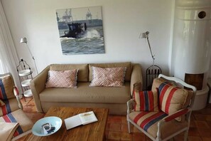 Televisie en een open haard