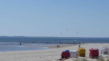 Vlak bij het strand
