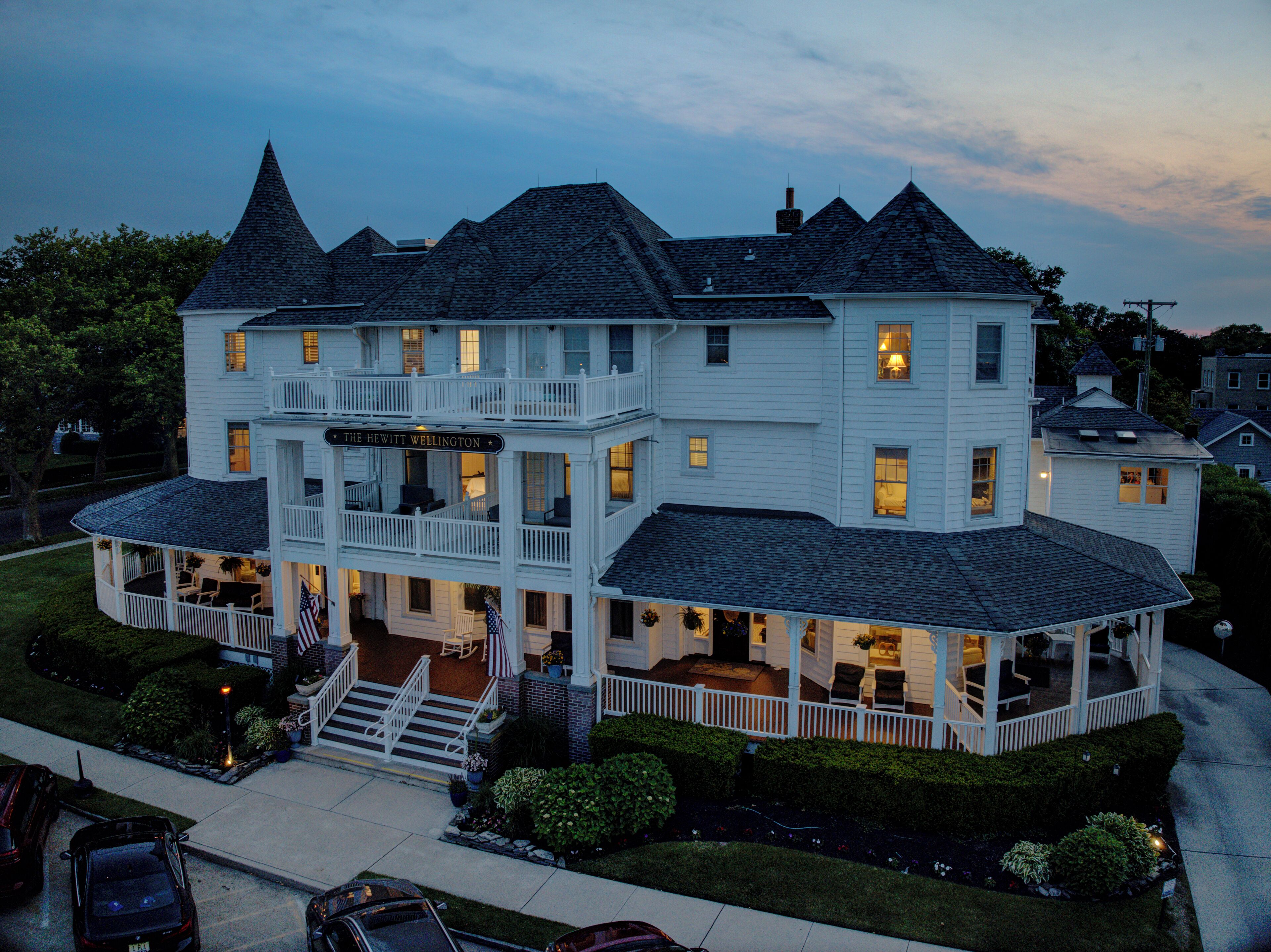 front of property – evening/night