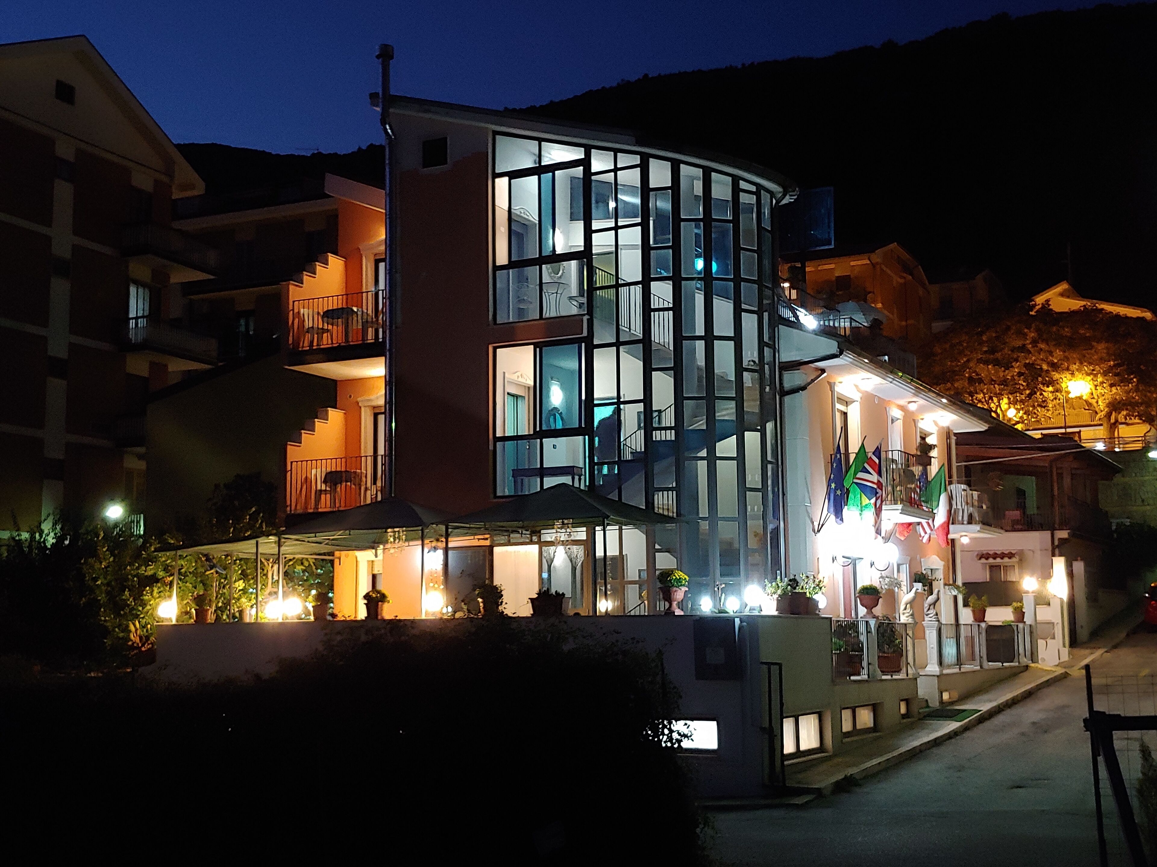 front of property – evening/night