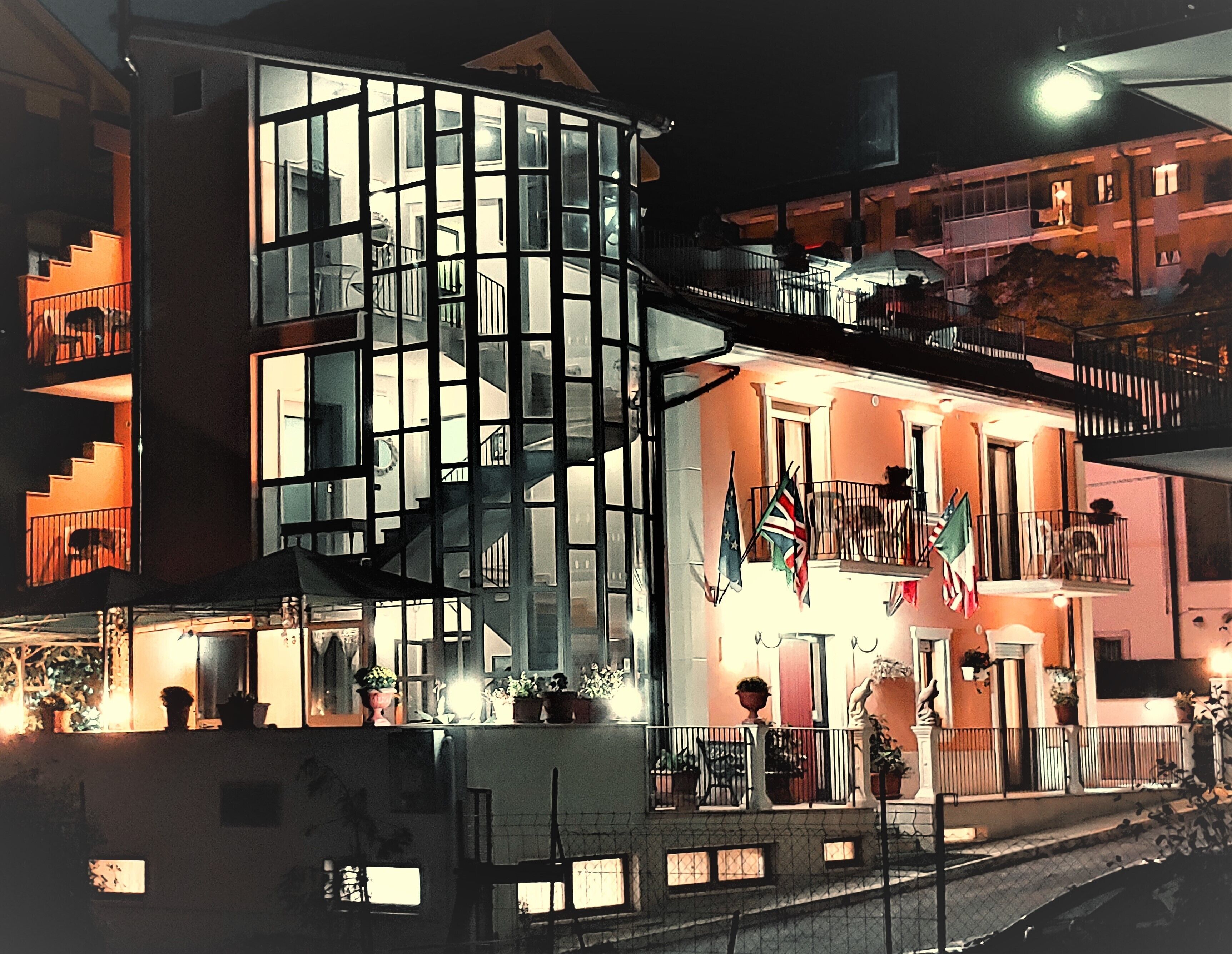 front of property – evening/night