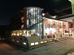 Front of property – evening/night
