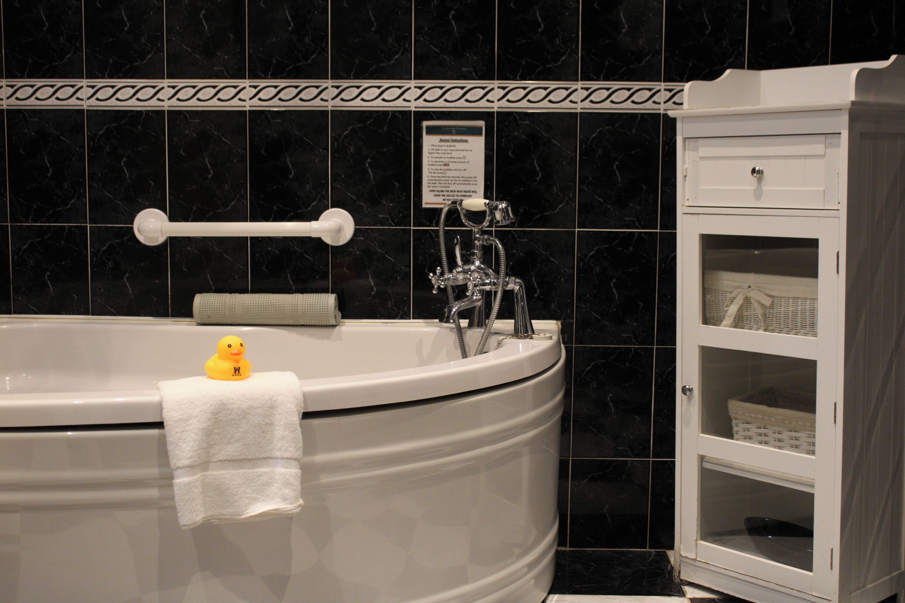 free toiletries, hair dryer, towels, soap