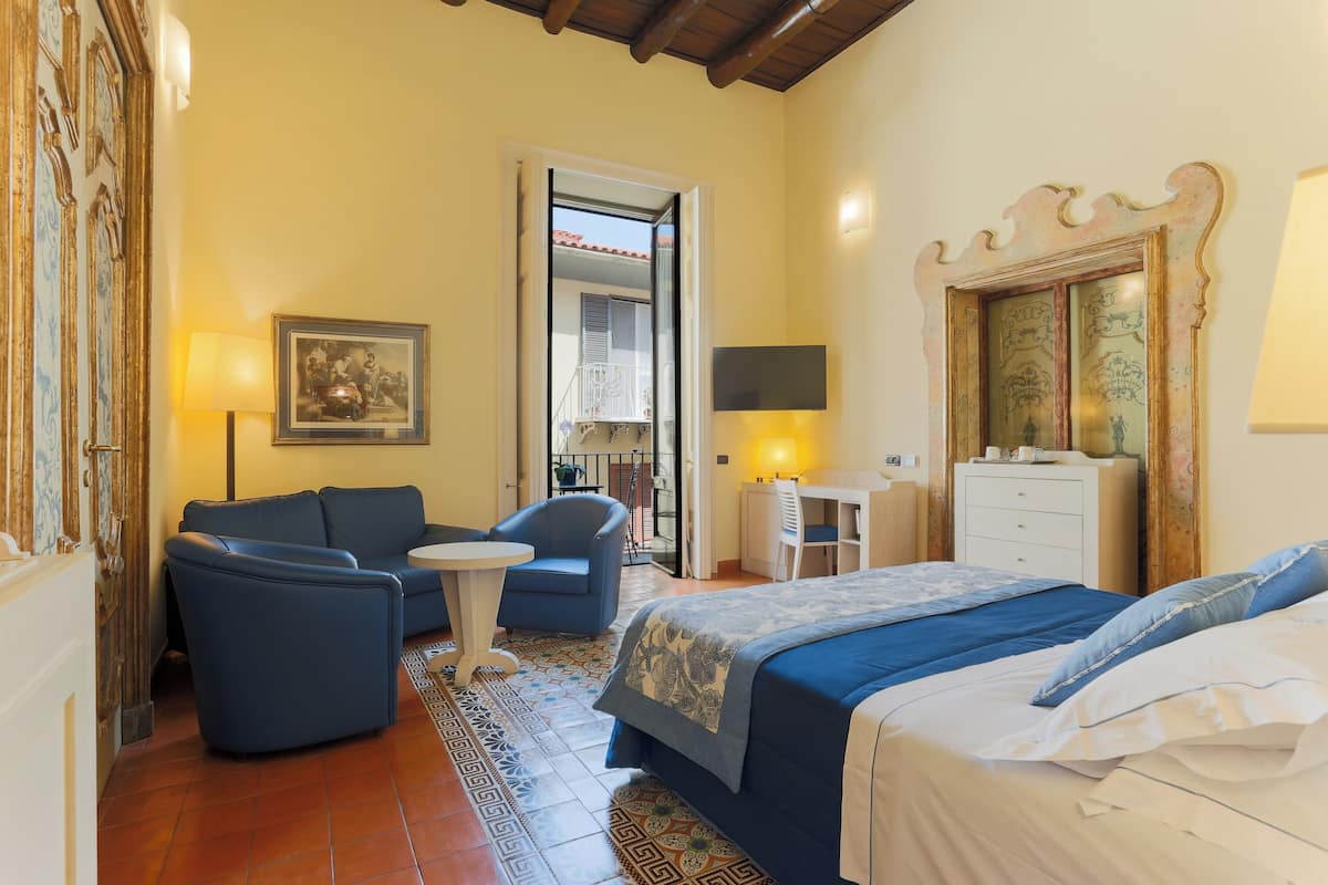 Junior suite | 1 slaapkamer, Italiaanse Frette-lakens, luxe beddengoed