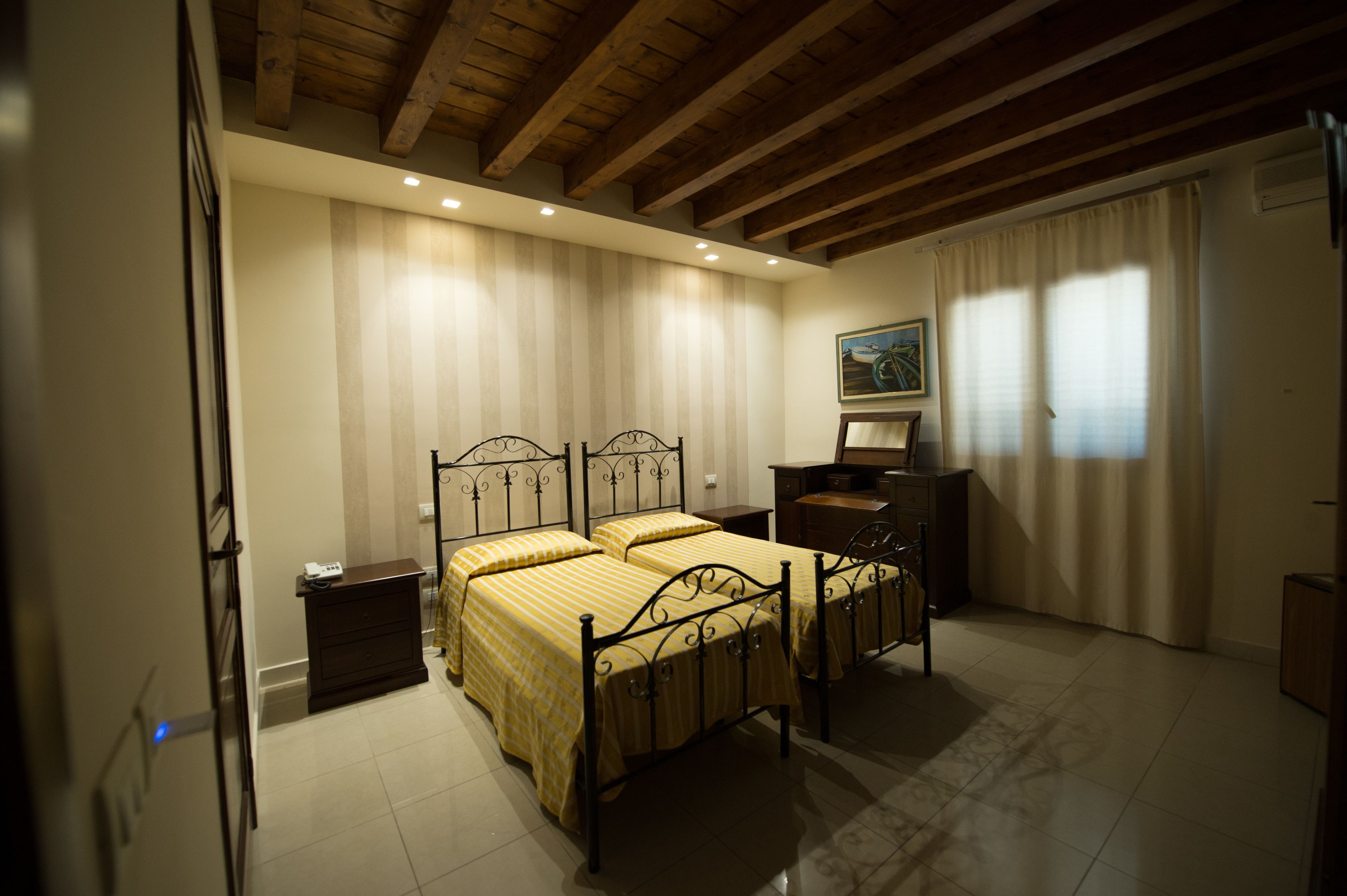 panoramic double or twin room, 1 bedroom, smoking, sea view | minibar, in-room safe, desk, blackout curtains