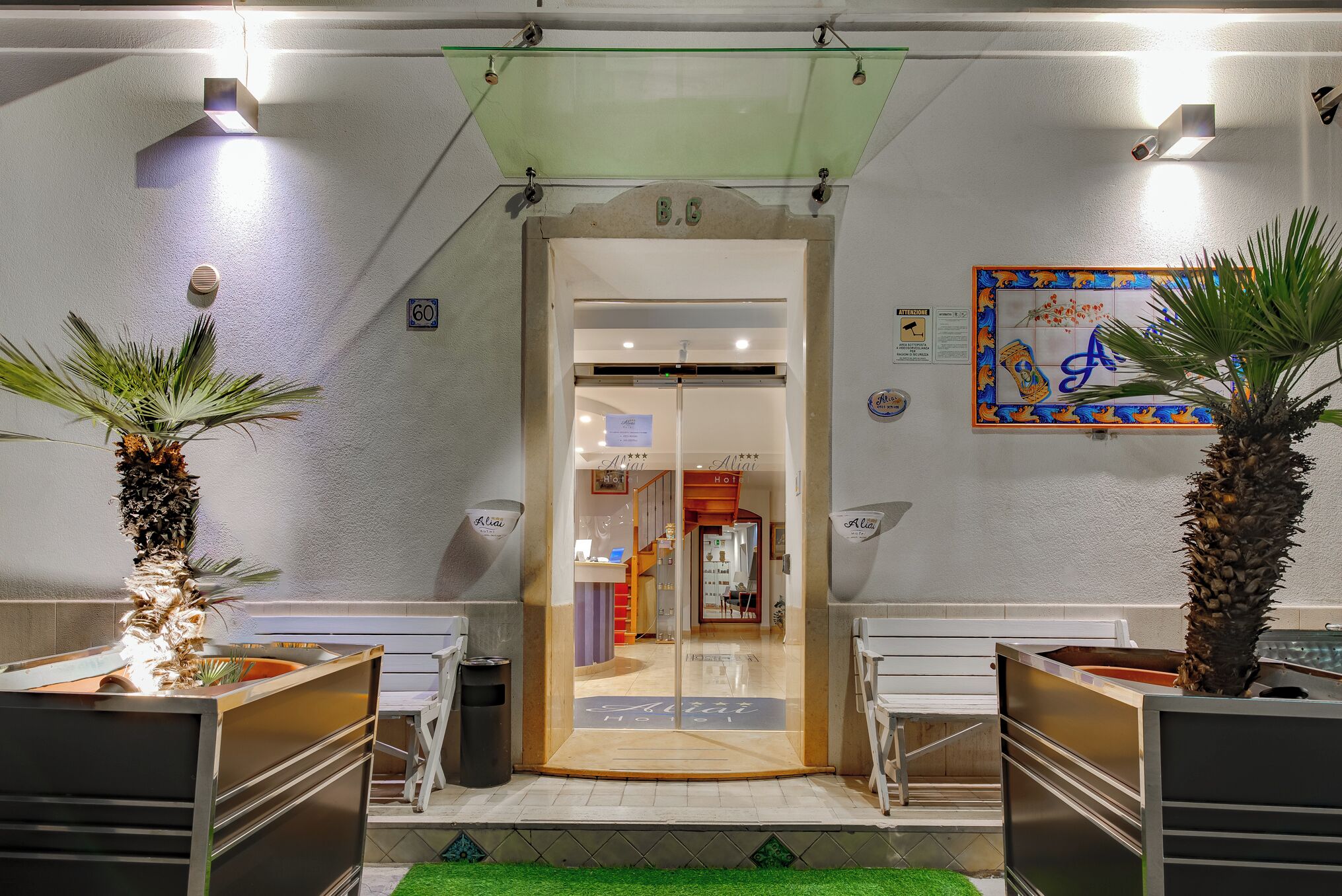 Ingresso della struttura